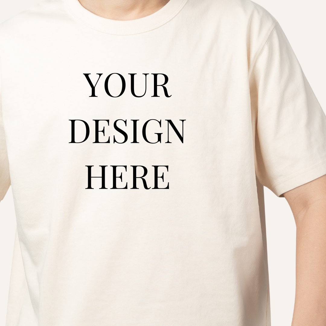 WHITE - CUSTOM FRONT PRINT